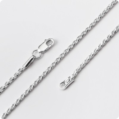 Серебряная цепь Колос граненый Серебряная цепь Колос граненый